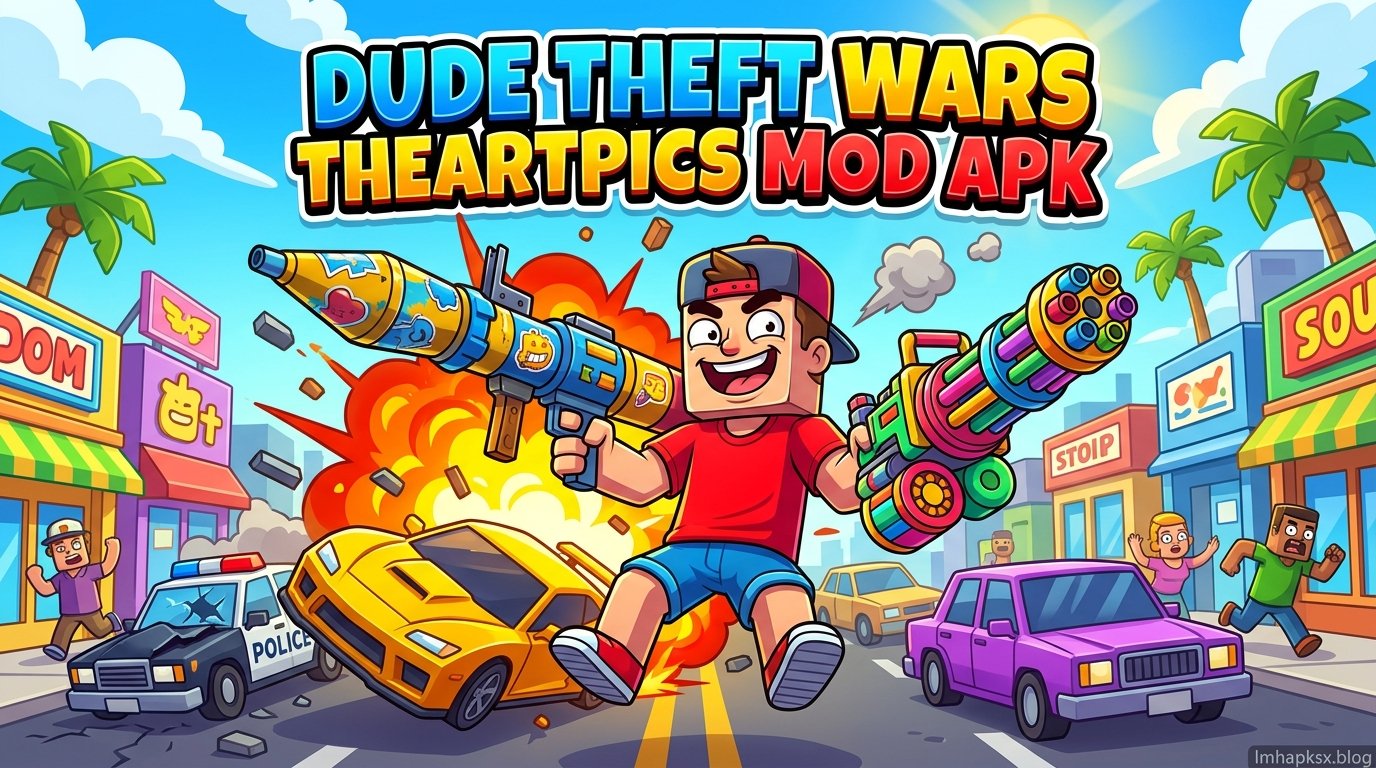 dude theft wars theartpics mod apk